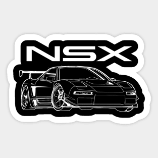 honda NSX line art Sticker